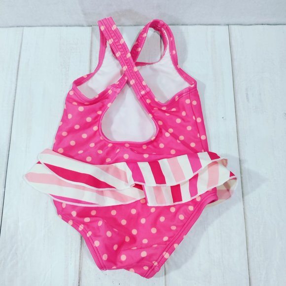 L.L. Bean Girl's Sunblocking Swimwear UPF 50+ One Piece Size 6/12MO - Picture 2 of 6